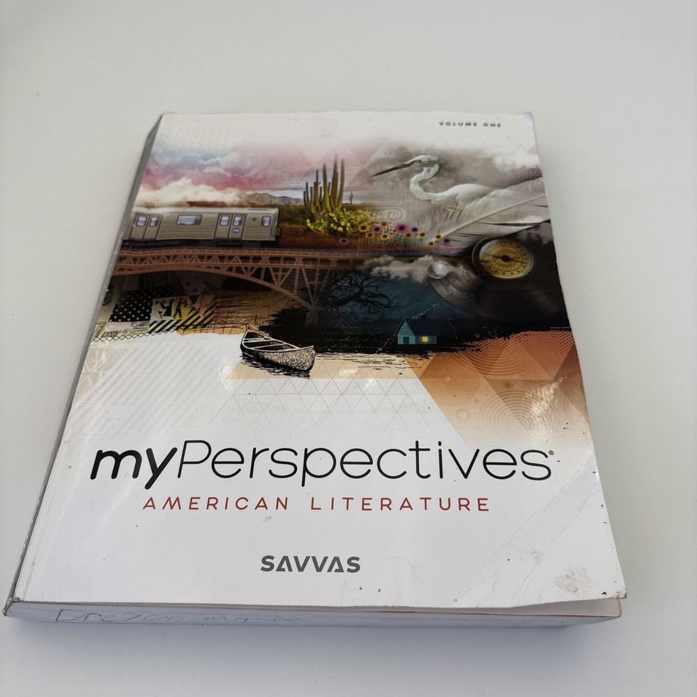 Savvas MyPerspectives American Literature Volume 1 Hardcover Textbook 2010